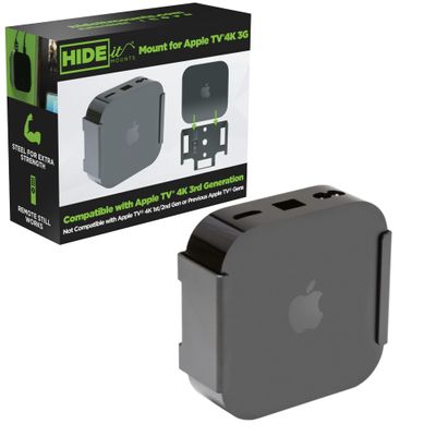 HIDEit Mount for Apple TV 4K 3rd Gen - Apple TV Wall Mount Compatible with 2022 Release