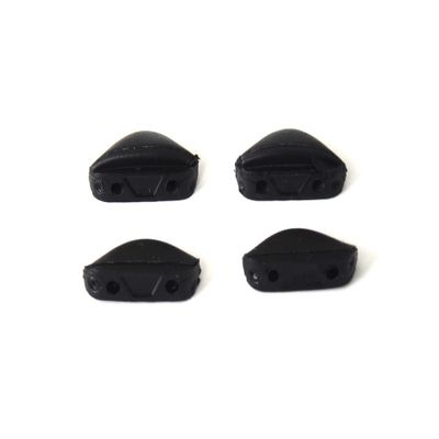 Galaxy Compatible Replacement 4 Pcs Nose Pads For Oakley Fives Squared, Turbine, Straightlink, Chainlink, Crosslink Sweep, Pit Bull ,Valve, Triggerman, Badman (4 Pcs Two Different Size Nose Pad)