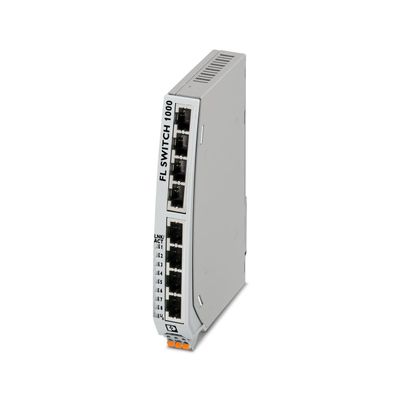 1085165, Industrial Ethernet Switch, 8 RJ45 Ports 10/100 Mbps, FL Switch 1008NT
