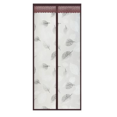 YBLANDRV Insulated Door Curtain Magnetic, Heavy Duty Winter Door Cover Screen Door Self-Closing Privacy, for Air Conditioner Room, Kitchen, Bedroom, Back Door (B 85cmx190cm)
