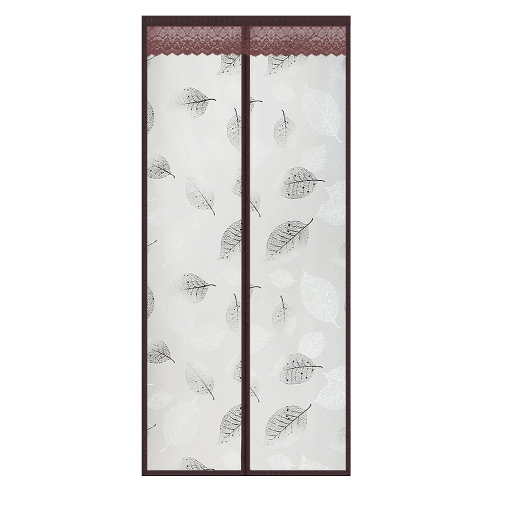 YBLANDRV Insulated Door Curtain Magnetic, Heavy Duty Winter Door Cover Screen Door Self-Closing Privacy, for Air Conditioner Room, Kitchen, Bedroom, Back Door (B 85cmx190cm)
