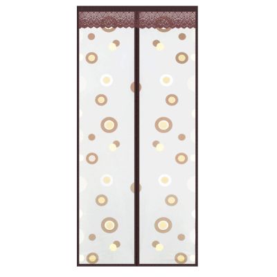 YBLANDRV Insulated Door Curtain Magnetic, Heavy Duty Winter Door Cover Screen Door Self-Closing Privacy, for Air Conditioner Room, Kitchen, Bedroom, Back Door (A 95cmx195cm)