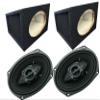 Gravity 1600W 6x9 Car Truck Competition Speaker Pair + 2X S1 6x9 Car Truck Van Speaker Box view 1