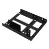 Nicfaky 2 Set 2.5 inch SSD to 3.5 inch Internal Drive Bracket ( Data Cables and Power Cables Included) view 2