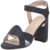 Touch Ups Women's Cam Platform, Navy, 7 Wide view 1