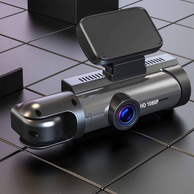 Dual Dash Cam Front and Inside, 1080P Dash Camera for Cars IR Night Vision Car Camera, Loop Recording, HDR, Accident Lock, 310 Wide-Angle, Parking Monitor, Motion Detection