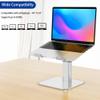 BESIGN LSX6N Laptop Stand, Ergonomic Adjustable Notebook Riser Holder, Computer Stand Compatible with Air, Pro, Dell, HP, Lenovo More 10-15.6" Laptops, Silver view 3