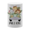 FiVan Jungle Theme Wild One Birthday Party Pillar Stand Rack Cover Elastic Stretch Spandex Fabric Pedestal Cover HP-20 view 2