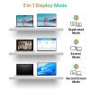MNN 17.3" Portable Monitor 1080P FHD 144Hz Narrow Edge Laptop Monitor USB C HDMI Gaming Computer IPS HDR Screen for PC Mac Phone Xbox PS5 Switch Laptop w/Smart Cover & Speakers view 2