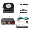 12V Pa System for Vehicles, Police Siren Vehicle Pa Speaker, Ambulance Car Siren 8 Tones 130DB 200 Watt, Heavy Duty Handheld Microphone, Emergency Siren for Car Truck Vehicles view 4
