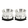 1 Pair Nab Hub Adapters, 10 Inch Opener Universal Loading Device for Studer for for Akai for TEAC, Polished Aluminum Hub Adapter Silver view 1