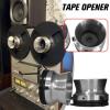 1 Pair Nab Hub Adapters, 10 Inch Opener Universal Loading Device for Studer for for Akai for TEAC, Polished Aluminum Hub Adapter Silver view 2