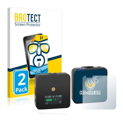brotect 2-Pack Screen Protector Compatible with RDE Wireless GO II RODE Wireless GO II Screen Protection Film Ultra Clear - Scratch Proof,Clear