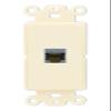 RiteAV 1 Port Cat6A Wall Plate - Rocker [Light-Almond] view 1