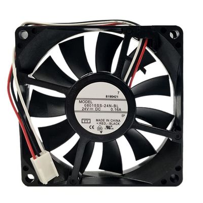 08015SS-24N-BL DC24V 0.16A 8015 8cm 3-Wire Server Cooling Fan
