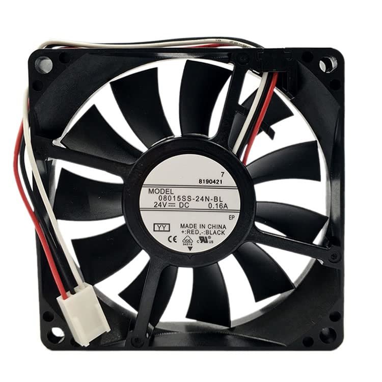 08015SS-24N-BL DC24V 0.16A 8015 8cm 3-Wire Server Cooling Fan