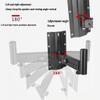 Speaker Wall Mount Bracket Stands, can Left and Right Wobble Adjustment 180, can Lift Adjustment 60, for Home Audio Surround Sound Systems view 3