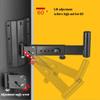 Speaker Wall Mount Bracket Stands, can Left and Right Wobble Adjustment 180, can Lift Adjustment 60, for Home Audio Surround Sound Systems view 4