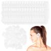 Disposable Ear Covers 200pcs PE Plastic Elastic Caps view 1