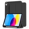 Aoub Case for iPad (A16) 11th Generation 11 inch 2025, iPad 10th Generation Case 10.9 inch 2022 with Pencil Holder, Smart Trifold Stand Cover, Auto Sleep/Wake, Black view 1