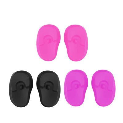 MAGICLULU 3 Pairs Silicone Hairdressing Ear Covers Waterproof Ear Protection for Hair Dyeing and Perming Salon Use Home Professional Sleeves