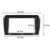 BANDOX 9 Inch Car Radio Frame for Mazda 3 Axela 2004-2009 2 Din Auto DVD Stereo Panel Dash Mount Trim Kit Face Bezel Cover view 4