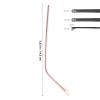 iplusmile 1 Pair Metal Glasses Replacement Temple, Black Eyeglasses Arms Legs, Eye Glasses Repair DIY Kit (Rose Gold) view 2