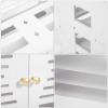 Zerodeko Router Storage Box 4-Layer Double Door Box Rack Cable Organizer Router Case view 4