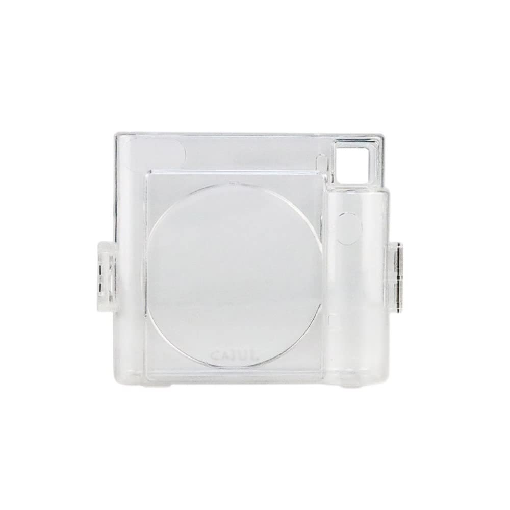 AFGRAPHIC Camera Case Bag Protective Crystal Transparent Clear Case Hard Cover Case for Fujifilm Instax Square SQ1 Instant Camera, Transparent, One Size, Clear Case
