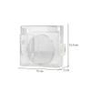 AFGRAPHIC Camera Case Bag Protective Crystal Transparent Clear Case Hard Cover Case for Fujifilm Instax Square SQ1 Instant Camera, Transparent, One Size, Clear Case view 3