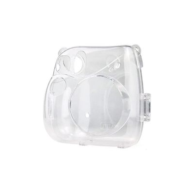 AFGRAPHIC Camera Case Bag Protective Crystal Transparent Clear Case Hard Cover Case for Fujifilm Instax Mini 7+ Instant Camera, Transparent, One Size, Clear Case