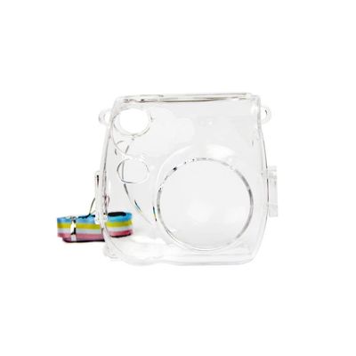 AFGRAPHIC Camera Case Bag Protective Crystal Transparent Clear Case Hard Cover Case for Fujifilm Instax Mini 7s Instant Film Camera, Transparent, One Size, Clear Case