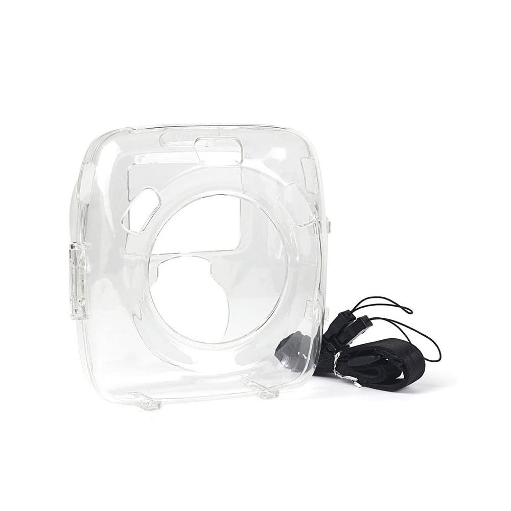 AFGRAPHIC Camera Case Bag Protective Crystal Transparent Clear Case Hard Cover Case for Fujifilm Instax Square SQ20 Instant Film Camera, Transparent, One Size, Clear Case