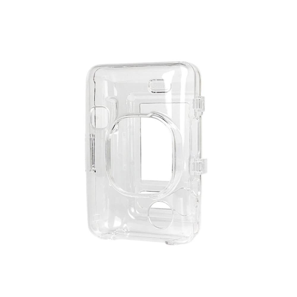 AFGRAPHIC Camera Case Bag Protective Crystal Transparent Clear Case Hard Cover Case for Fujifilm Instax Mini LiPlay Hybrid Instant Camera, Transparent, One Size, Clear Case