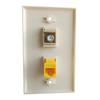 BOPLAT Single Gang CAT6 Ethernet Coax Wall Plate Light Almond - CAT 6 RJ45 Coaxial Cover Plate Female to Female for CAT6/CAT5e Network Cables and Cable TV view 2