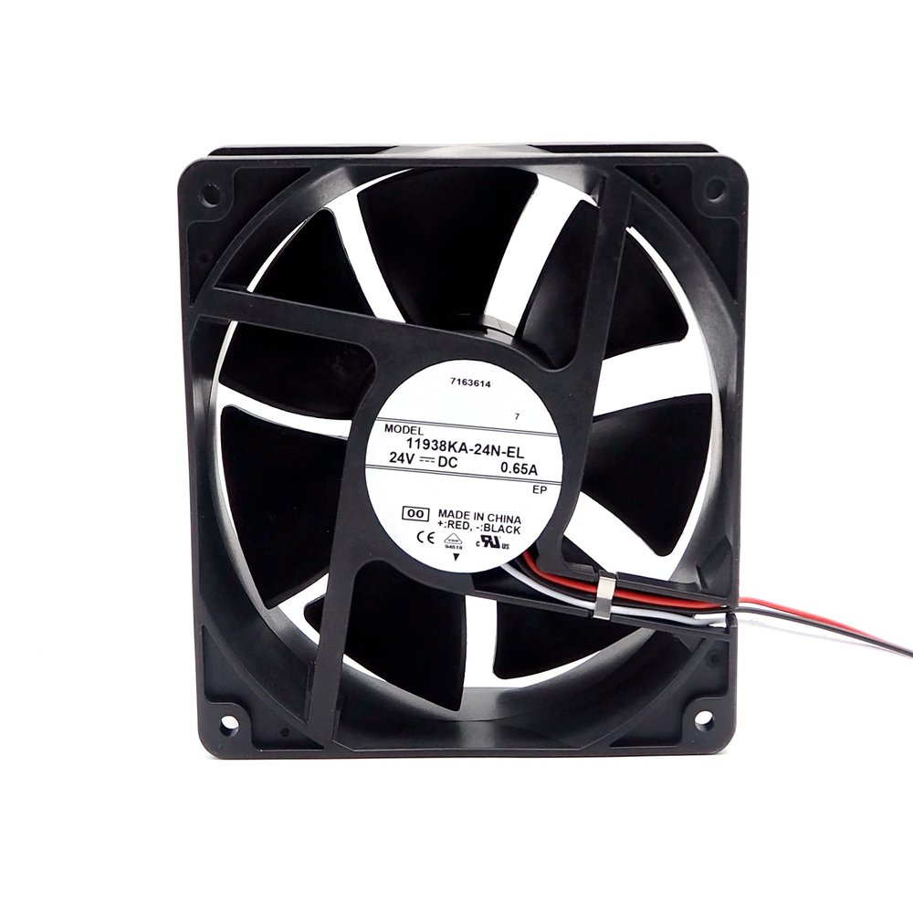11938KA-24N-EL DC24V 0.65A 12038 12cm 3-Wire Inverter Cooling Fan