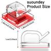 200 Pcs Cable Clips, Adhesive Cable Organizer Cord Holder Wire Clip Wire Management Self Adhesive Hooks Wire Holder for Office, Home(Transparent, 200PCS) view 2