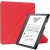 Kepuch Custer Case Compatible for Kindle Scribe 2024 2022 / Redesigned Display 10.2",Ultra-Thin PU-Leather Hard Shell Cover - Red view 1