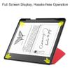 Kepuch Custer Case Compatible for Kindle Scribe 2024 2022 / Redesigned Display 10.2",Ultra-Thin PU-Leather Hard Shell Cover - Red view 3