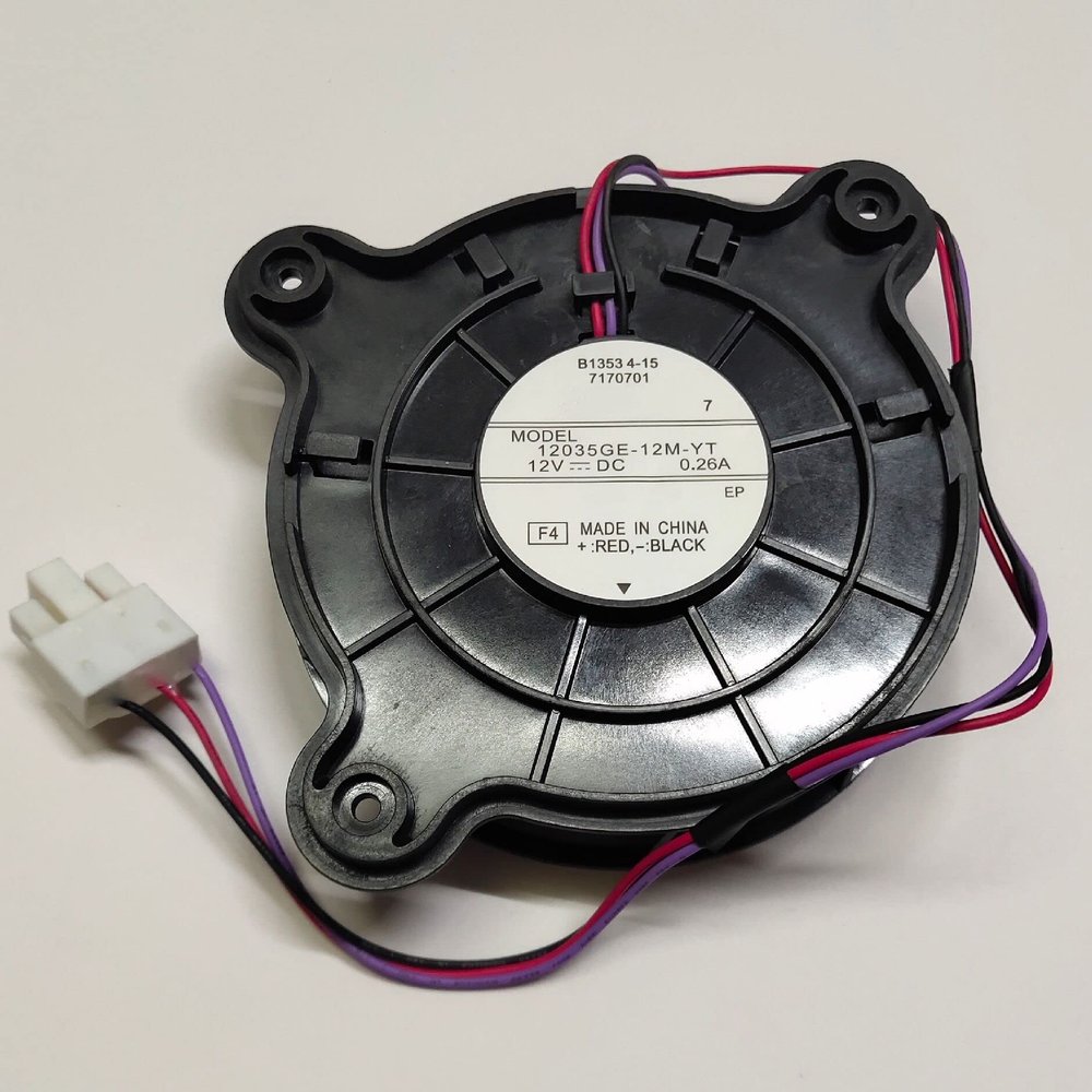 12035GE-12M-YT DC12V 0.26A 3-Wire Cooling Fan