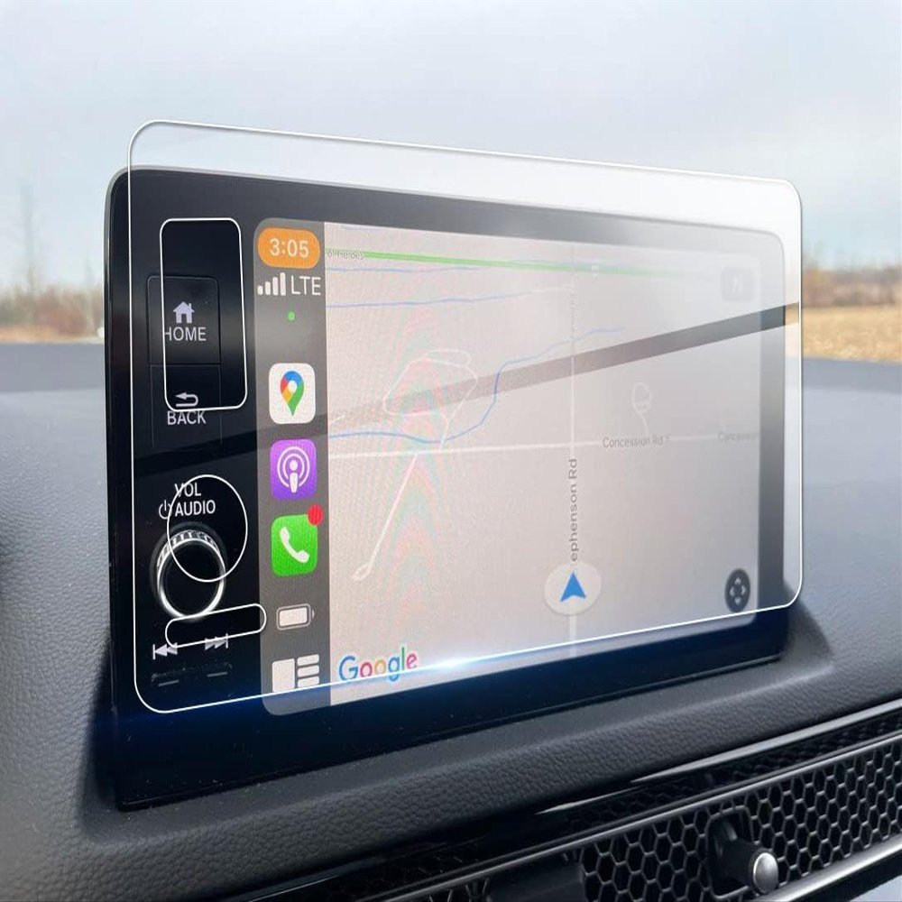 9H Hardness Screen Protector Compatible with Honda Pilot 2023-2025, HD Anti-Scratch Tempered Glass Film for Center Touchscreen Protection