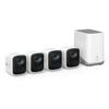 eufy security eufyCam S300(eufyCam 3C)4-Cam Kit, Security Camera Outdoor Wireless, 4K Camera, Expandable Local Storage, Face Recognition AI, Spotlight, Color Night Vision, 2.4GHz Wi-Fi, No Monthly Fee view 1