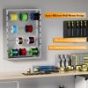 tonchean Wire Spool Rack Wall Mounted, Heavy Duty Cable Reel Holder with 4 Adjustable Steel Rods, Conduit & Wire Dispenser for Storage and Display - Industrial, Electrical, Retail Use (Gray) view 2