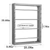 tonchean Wire Spool Rack Wall Mounted, Heavy Duty Cable Reel Holder with 4 Adjustable Steel Rods, Conduit & Wire Dispenser for Storage and Display - Industrial, Electrical, Retail Use (Gray) view 3