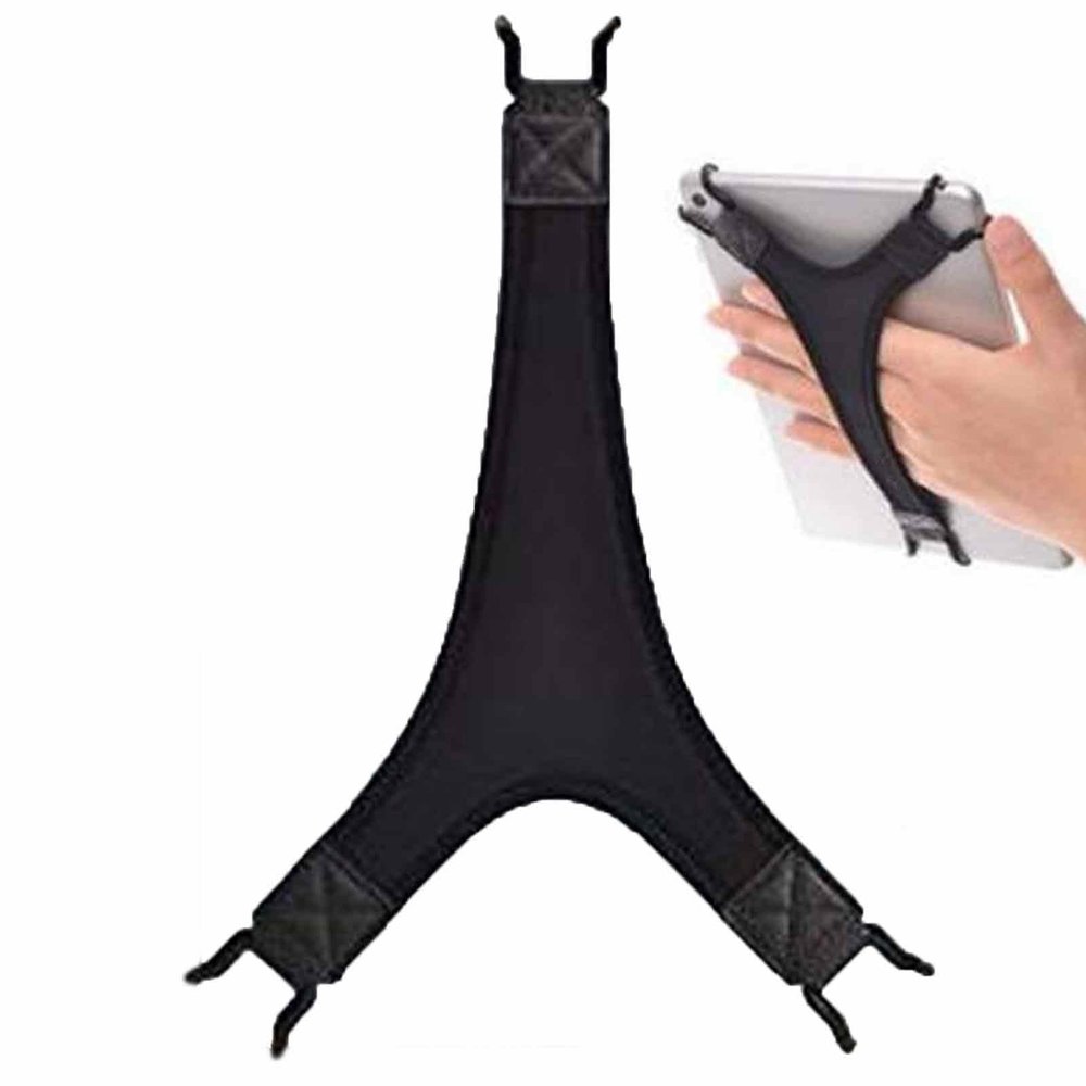 xiaoye Security Hand Strap Finger Grip Holder for 9-10" Tablets, Tablet Hand Strap, Pad Pro 11 in, 10.5 in, 9.7 in/Pad 10.2 in/Air 10.9 in/Air 2 / HD 10 / Galay Tab 10.1"
