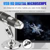 JUIYU Microscope Accessories Kit 1600X Digital Camera Microscope USB Portable Electronic Microscope for LED Magnifier Microscope Slides (Color : 1600X USB) view 3