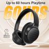 Soul Ultra Wireless 2 - Wireless Over Ear Bluetooth Headphones, Foldable Design with Comfortable Protein Earpads,USB-C Quick Charging, 65 hrs Playtime,Low Latency,Deep Bass,for Travel,Sport,Gym -Black view 3