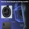 Headset with Microphone for PC, USB Computer Headsets AI-Powered Environmental Noise Cancelling Headphone with Busylight, Mic Mute Boom & Volume Control, Wired Over-Ear Headset for Laptop/Work/Office view 3