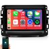 for RAM 1500 2500 3500 2013 2014 2015 2016 2017 2018 Radio Upgrade,Truck Accessories Android Stereo Replacement,Build in Wireless carplay Android Auto Free Camera view 1