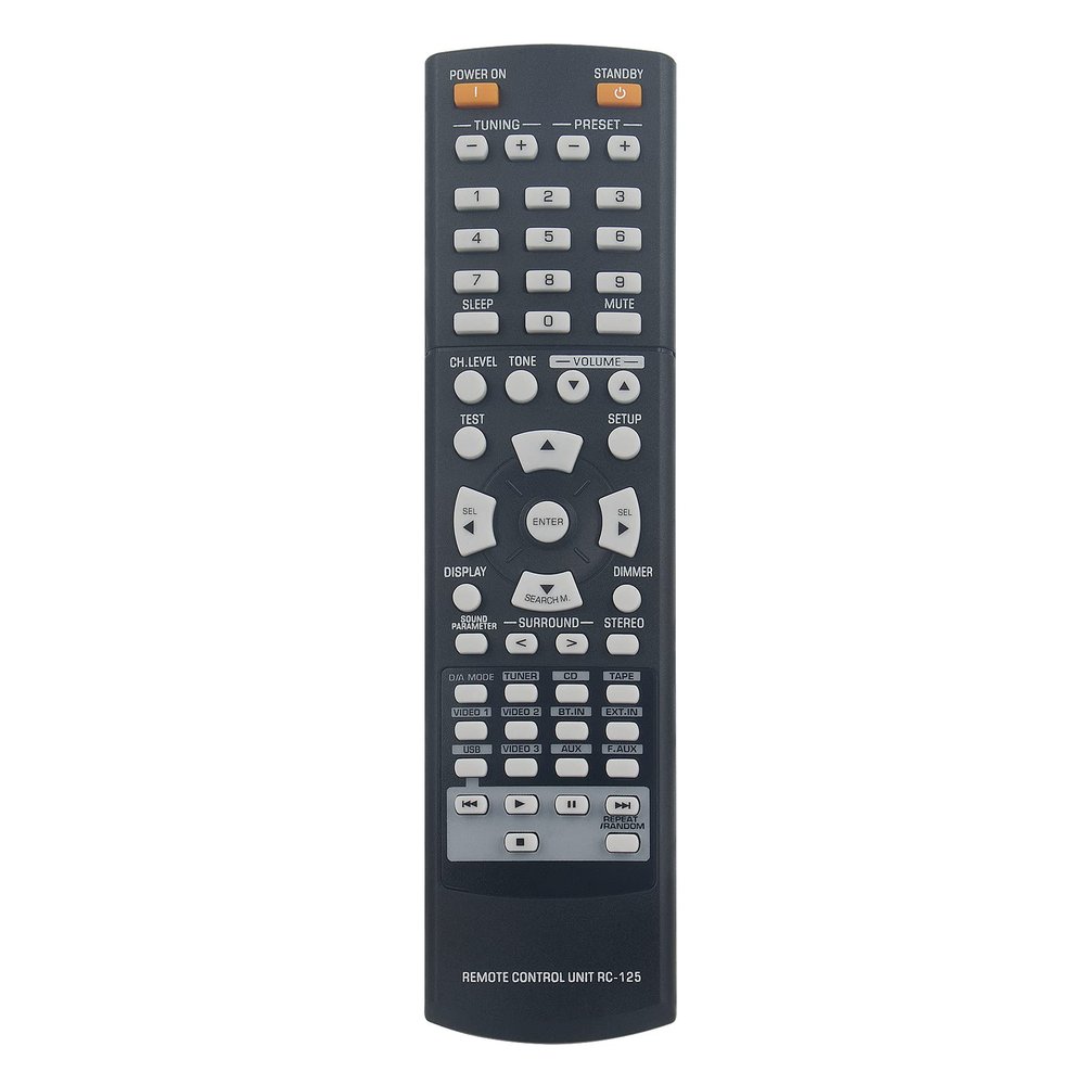 ALLIMITY RC-125 Replacement Remote Control Compatible with Sherwood A/V Stereo Receiver Amplifier RTRC125, RD6504,RC5503, AAV-8300125000010S, AAV8300125000010S, RD6513, RD6503, RD5405